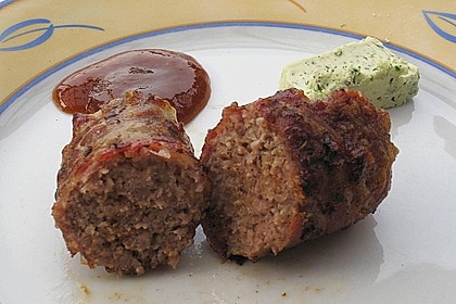 Cevapcici (Hackw&uuml;rstchen) im Speckmantel 4