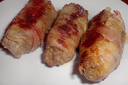 Cevapcici (Hackw&uuml;rstchen) im Speckmantel 8