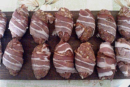 Cevapcici (Hackw&uuml;rstchen) im Speckmantel 9