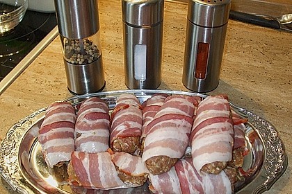 Cevapcici (Hackw&uuml;rstchen) im Speckmantel 11