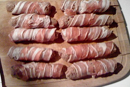 Cevapcici (Hackw&uuml;rstchen) im Speckmantel 13
