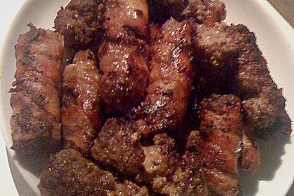 Cevapcici (Hackw&uuml;rstchen) im Speckmantel 14