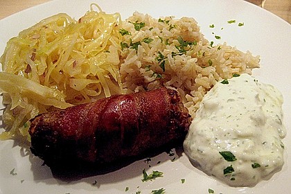 Cevapcici (Hackw&uuml;rstchen) im Speckmantel 17