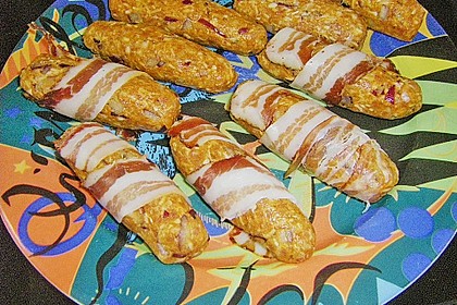 Cevapcici (Hackw&uuml;rstchen) im Speckmantel 18