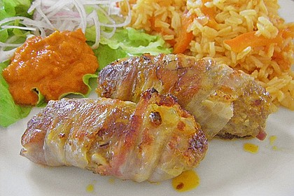 Cevapcici (Hackw&uuml;rstchen) im Speckmantel 20