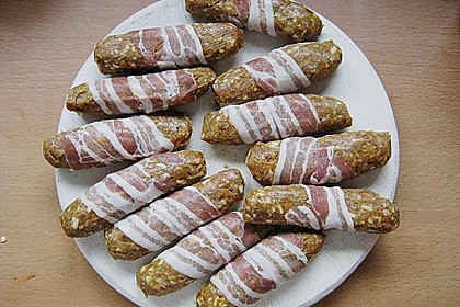 Cevapcici (Hackw&uuml;rstchen) im Speckmantel 35