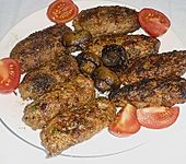 Cevapcici (Hackw&uuml;rstchen) im Speckmantel (Bild)