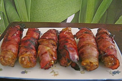 Cevapcici (Hackw&uuml;rstchen) im Speckmantel 52