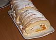 Biskuitroulade mit Mandarinen - Sahne
