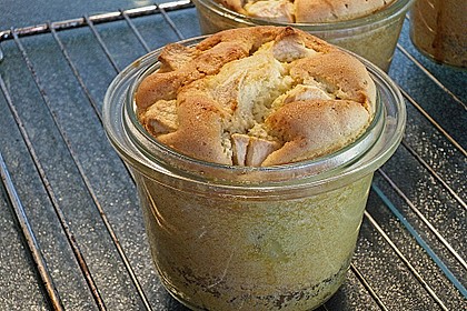 Apfelkuchen im Glas 1