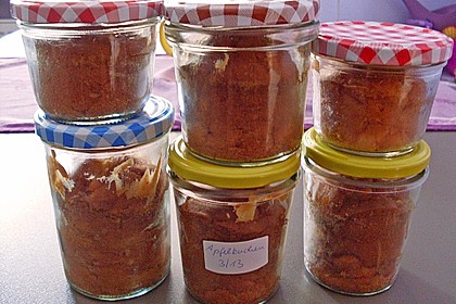 Apfelkuchen im Glas 4