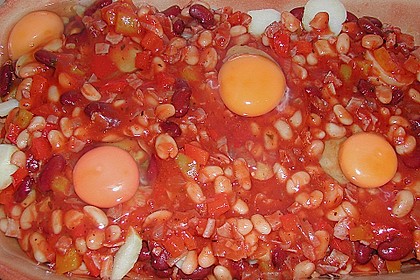 Katalanischer Auflauf mit Kartoffeln und Bohnen 2