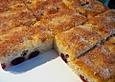 Buttermilch - Kokos - Kuchen mit Kirschen