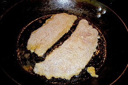Fischfilet in krosser Panade 1