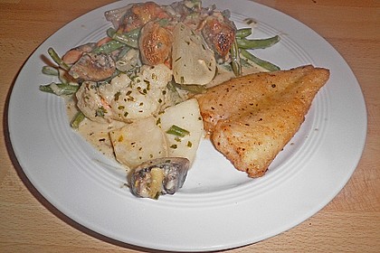 Fischfilet in krosser Panade 15