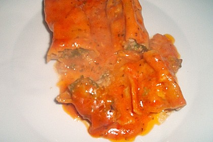 Spinat - Hackfleisch - Cannelloni