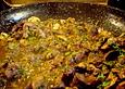 Gefl&uuml;gelleber - Ragout mit Pasta