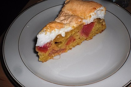 Rhabarber - Baiser - Kuchen 11