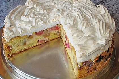 Rhabarber - Baiser - Kuchen 1