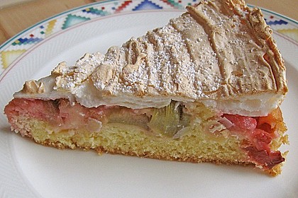 Rhabarber - Baiser - Kuchen 13