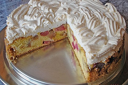 Rhabarber - Baiser - Kuchen 3