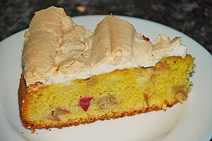 Rhabarber - Baiser - Kuchen 24