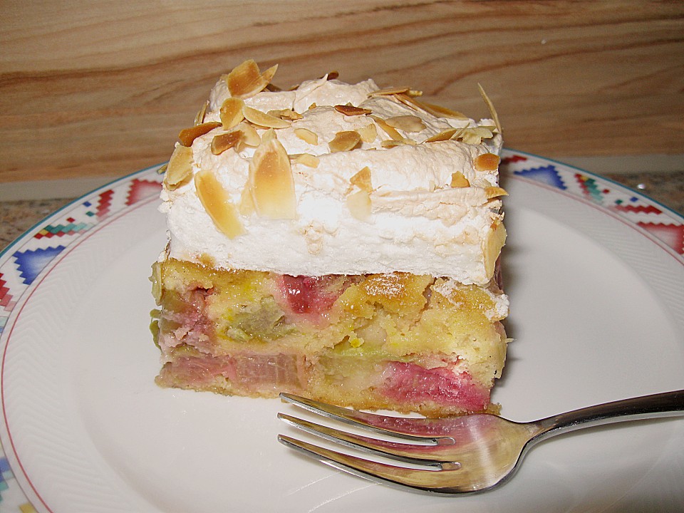 Rhabarber - Baiser - Kuchen (Rezept mit Bild) von toskanaloewe ...