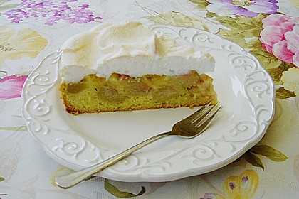 Rhabarber - Baiser - Kuchen 17