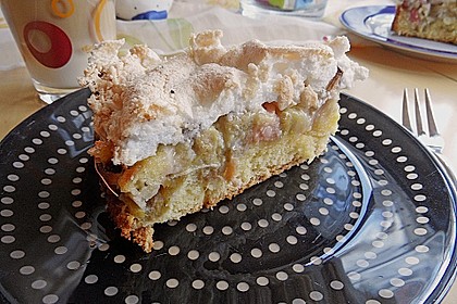 Rhabarber - Baiser - Kuchen 45