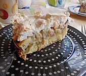 Rhabarber - Baiser - Kuchen (Bild)