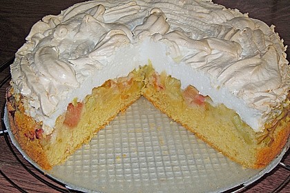 Rhabarber - Baiser - Kuchen 18