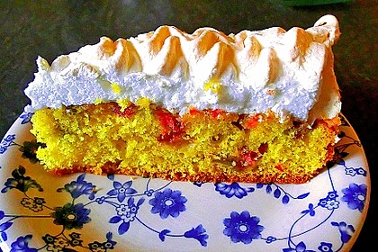 Rhabarber - Baiser - Kuchen 48
