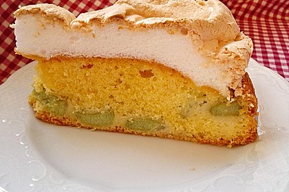 Rhabarber - Baiser - Kuchen 46