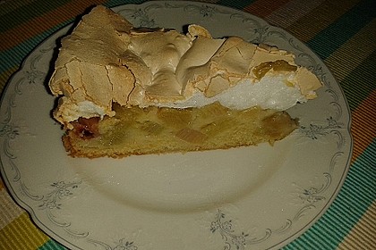 Rhabarber - Baiser - Kuchen 50