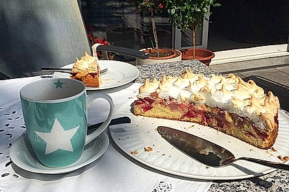 Rhabarber - Baiser - Kuchen 4