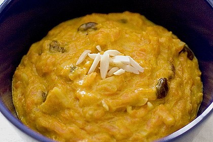 Karotten - Rosinen - Halwa 1