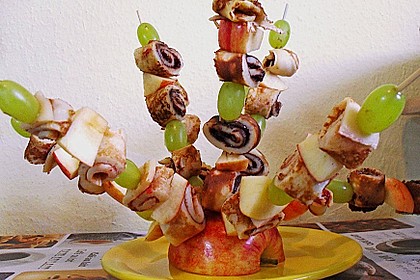 Crepe - Fruchtspieß 6