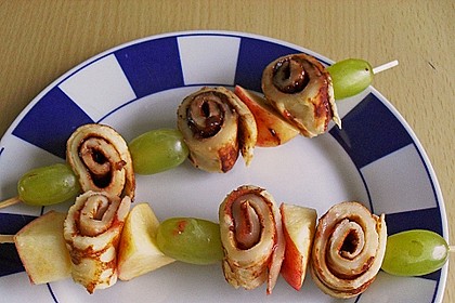 Crepe - Fruchtspieß 10