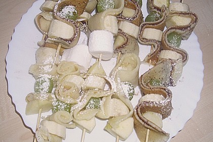 Crepe - Fruchtspieß 11
