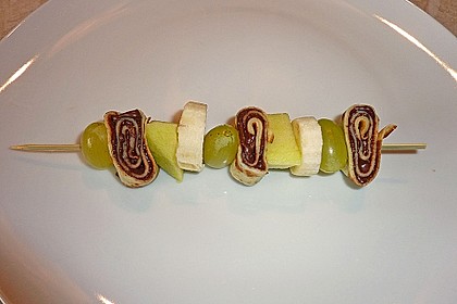 Crepe - Fruchtspieß 3