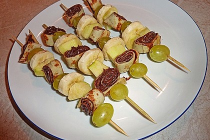 Crepe - Fruchtspieß 4