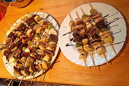 Crepe - Fruchtspieß 1