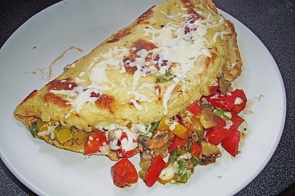 Herzhaft gef&uuml;llte Pfannkuchen 7