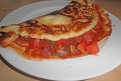 Herzhaft gef&uuml;llte Pfannkuchen 8