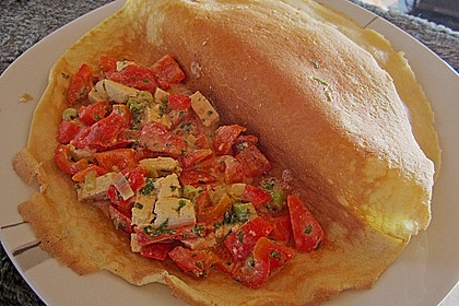 Herzhaft gef&uuml;llte Pfannkuchen 10