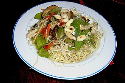 Asiatische Nudelpfanne 1