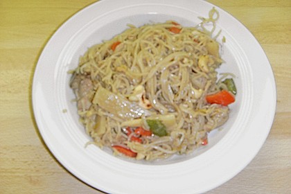 Asiatische Nudelpfanne 2