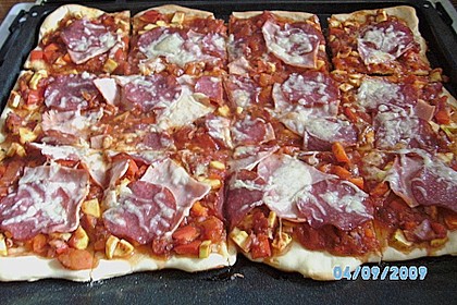 Pizzateig kalorien- und fettarm 4