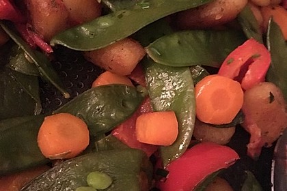 Gnocchi-Gemüse-Pfanne mit Mettbällchen 27