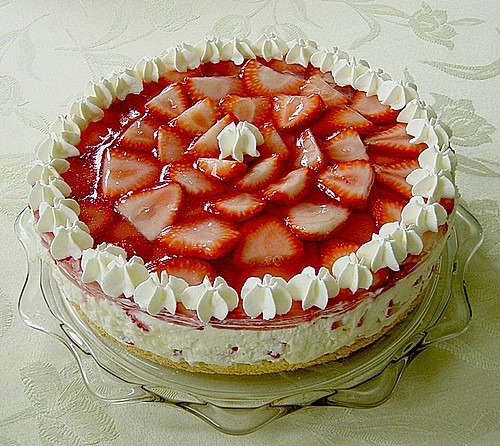 Erdbeer - Quark - Torte